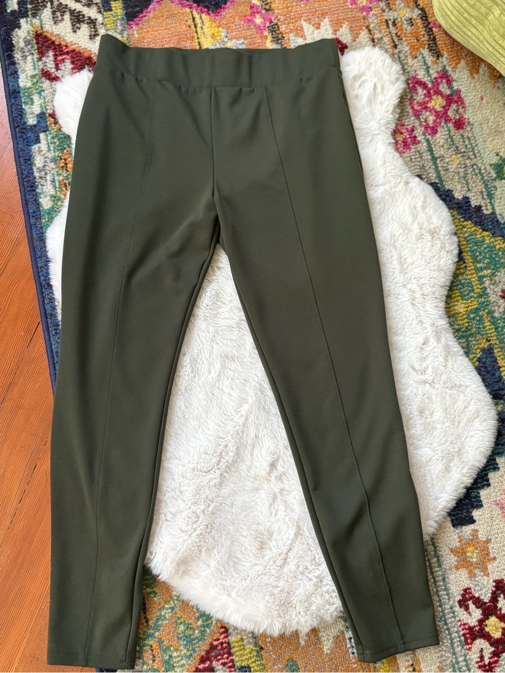 GAP Olive Green Stretch Ponte Leggings